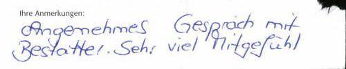 Rückmeldung