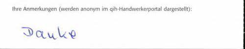 Rückmeldung